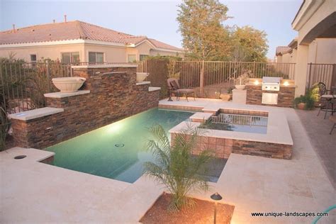 Cocktail Pools Phoenix Landscaping Design And Pool Builders Remodeling Phoenix Landscaping