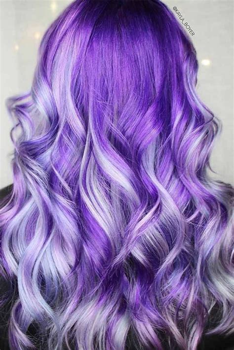 I don't want my hair to end up. 95 Purple Hair Color Highlights Lowlights For Dark ...