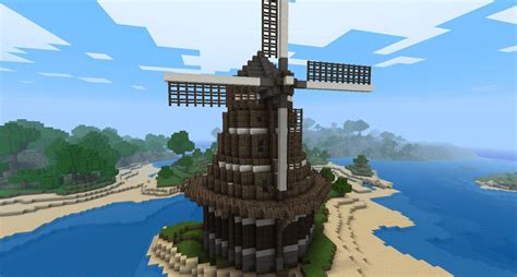 Dutch Inspired Windmill Minecraft Map