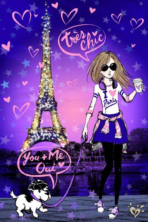 Purple Cute Girly Paris Wallpaper Iphone Best Iphone