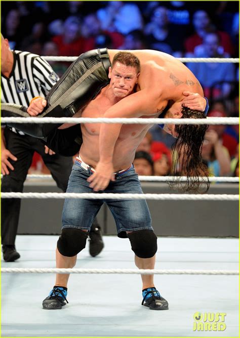 John Cena Goes Shirtless During Wwe Summerslam Photo John Cena Shirtless