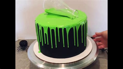 Halloween Slime Cake Youtube