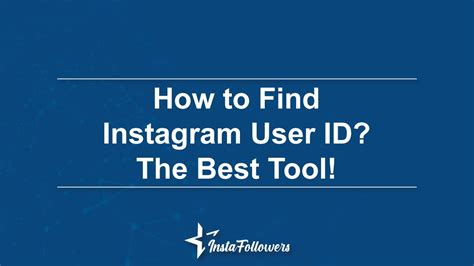 How To Find Instagram User Id The Best Tool Youtube