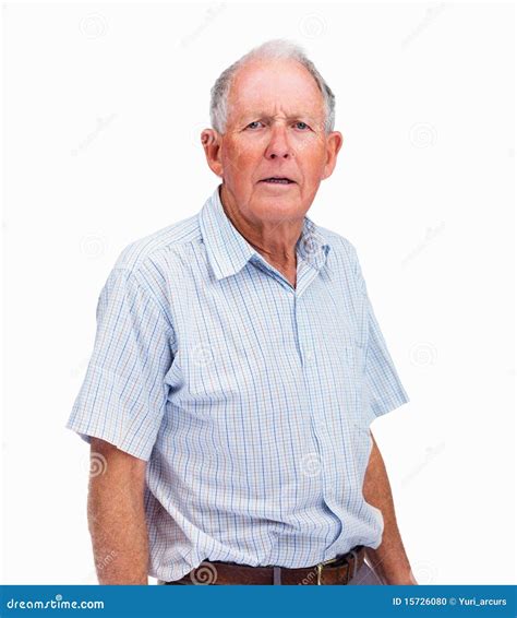 Portrait Of A Older Man Stock Photo Image Of Balding 15726080