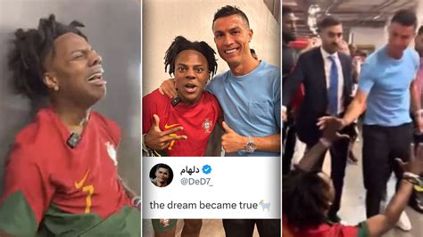 Dream Come True Youtuber Ishowspeed Tears Up After Meeting Cristiano