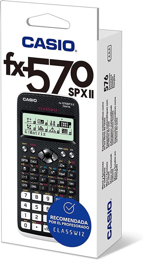 Casio Fx Spx Calculadora Cient Fica Recomendada Para El Curriculum Espa Ol Funciones