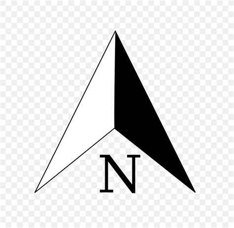 North Arrow Symbol Drawing Clip Art Png 800x800px North