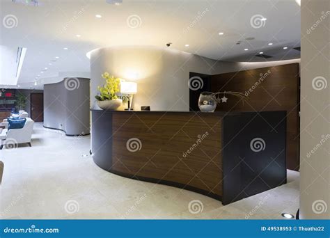 Interior Of A Hotel Reception Area Stock Image Image Of Entrance