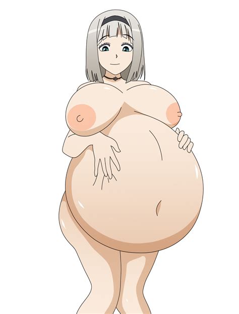 rule 34 1girls anna nishikinomiya awesometacular big belly big