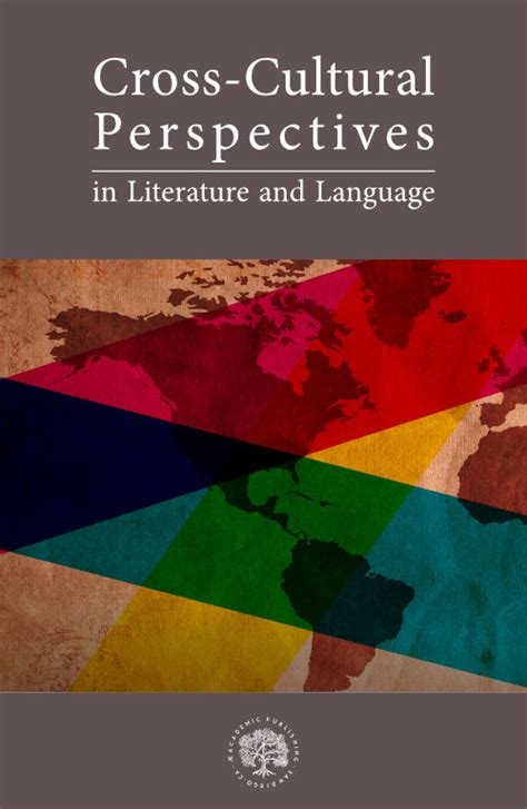 cross cultural perspectives in literature and language Æ academic publishing