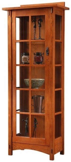 Amish Oak Corner Curio Cabinet Cabinets Matttroy