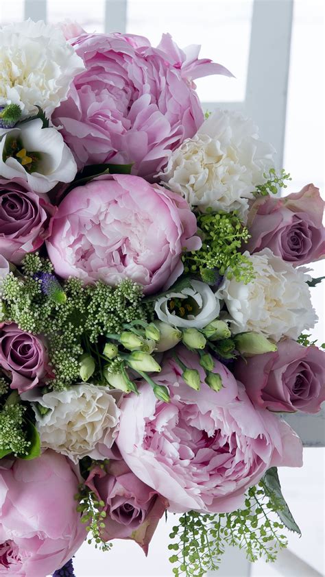Lilac Rose And Peony In 2020 Wedding Flowers Roses Lilac Roses