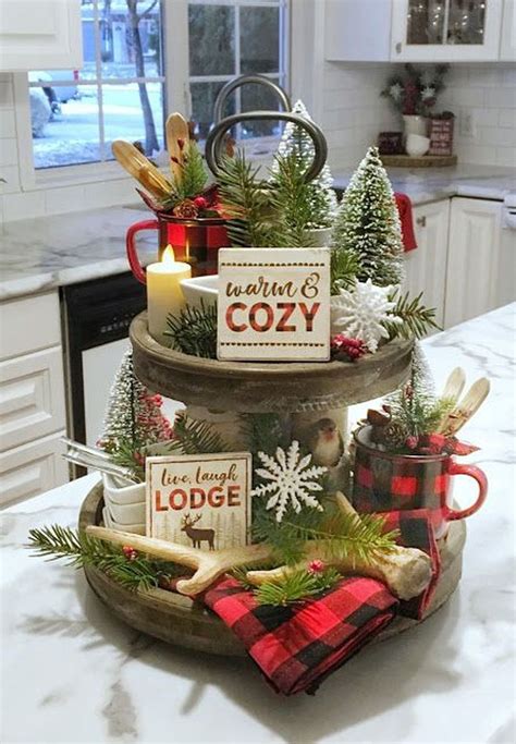 34 Awesome Christmas Home Decoration Ideas To Try Asap Tray Decor