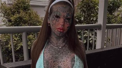 One Of The World S Most Tattooed Women Shares Rare Photos Before Her