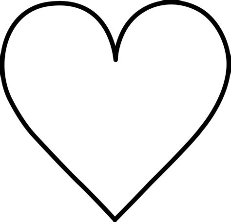 The beauty and detail of lineart. Black and White Heart - Free Clip Art