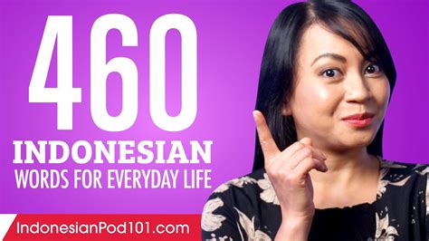 460 Indonesian Words For Everyday Life Basic Vocabulary 23 Youtube