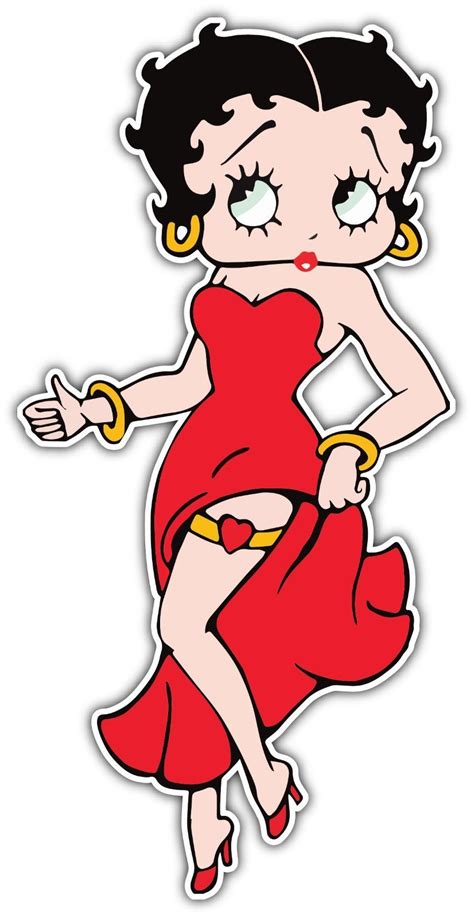 Betty Boop Sticker 4x5 Animation Collectables Collectables