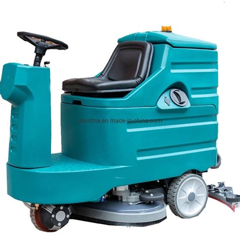 Electric Commercial Industrial Ride On Floor Scrubber Dryer For