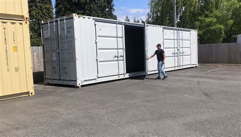 40 Foot Open Side High Cube Simple Box Storage Containers