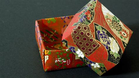 How To Fold A Traditional Origami Box Masu Box