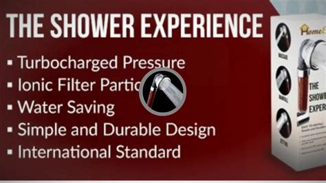 Save Water Shower Together With Home Eden The Shower Experience Youtube