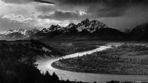 Best Of Ansel Adams Tenton National Park Wyoming Black And White