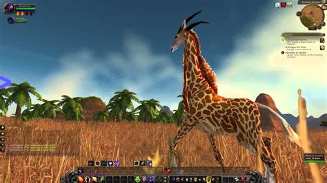 Nature Of Warcraft Barrens Giraffe Youtube