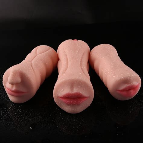 3 Type Sex Pussy Lifelike Silicone Vagina Oral Sex Toy Male Masturber