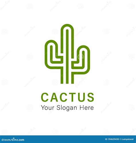 Cactus Logo Stock Vector Illustration Of Nature Cacti 194629430