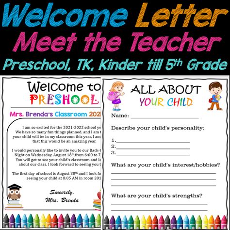 Welcome Letter Meet The Teacher Template Editable Made By Teachers
