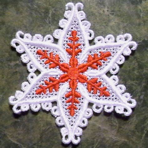 Freestanding Lace Star Ornament Embroidery Tips And Blog Machine