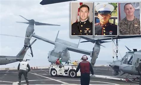 Disturbing New Footage Shows Moment Mv 22 Osprey Helicopter Crashed In 2017 Killing Three