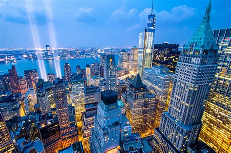 Fonds Decran Gratte Ciel Maison Usa New York Par Le Haut Nuit Villes