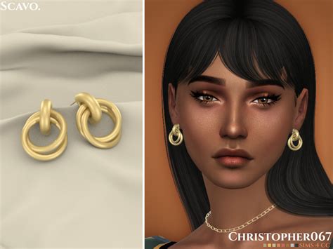 The Sims Resource Scavo Earrings