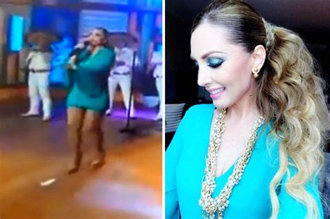 Video Horrific Moment Singer Patricia Navidad Drops Sanitary Towel On