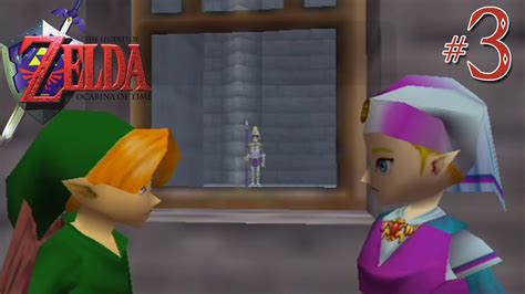 the legend of zelda ocarina of time gameplay walkthrough part 3 find the princess [n64
