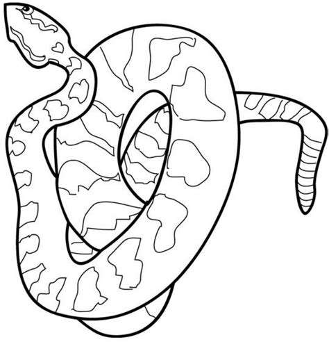 Get This Printable Snake Coloring Pages 77764