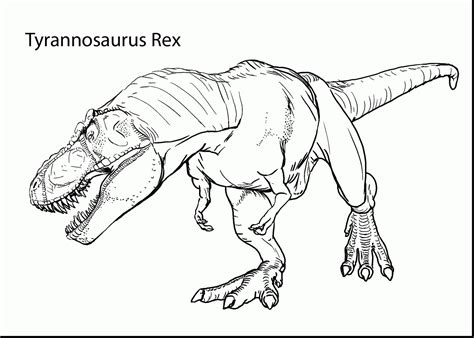 Kids n fun 23 kleurplaten van dinosaurussen. Tyrannosaurus Rex Kleurplaat Dinosaurus