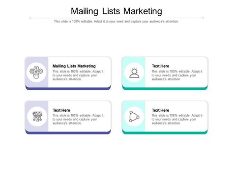 Mailing Lists Marketing Ppt Powerpoint Presentation Summary Example