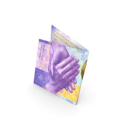 Folded 1000 Swiss Franc Banknote Bill Png Images And Psds For Download