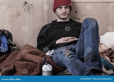 Homeless Dirty Man Stock Image Image Of Homeless Loneliness 40995099