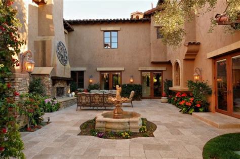 15 Luxury And Classy Mediterranean Patio Designs Courtyard Design