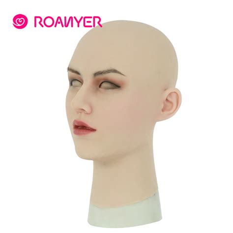Roanyer Realistic Silicone Female Mask May For Crossdresser Cosplay