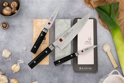 Kasumi 3pc Chefs Knife Set Ace Chef Apparels