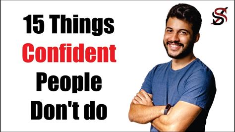 15 Things Confident People Dont Do Youtube