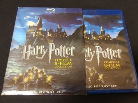 Harry Potter Complete 8 Film Collection Blu Ray With Slipcase Box