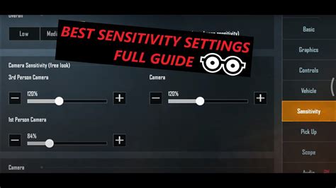 Best Sensitivity Settings And Full Guide In Pubg Mobile Youtube