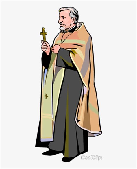 Priest Royalty Free Vector Clip Art Illustration Vc001233 Cartoon