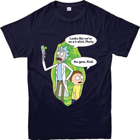 Rick And Morty T Shirt Animation Tv Series Funny High Quality Print