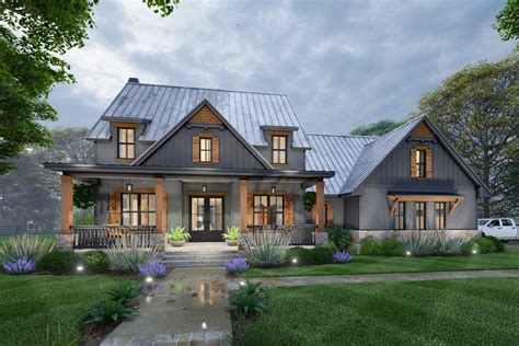 2 Story 3 Bedroom Modern Farmhouse With Game And Bonus Room House Plan